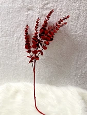 RED GLITTER BLOOMING HOLIDAY STEM