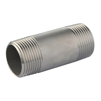 Zoro Select E4bnf23 1'' Mnpt X 10 Ft Tbe Stainless Steel Pipe Sch 80
