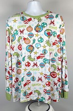 The Grinch Christmas Pajama Top Shirt Mens XL Dr Seuss