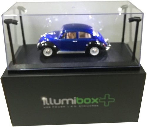 NEW Illumibox - Display Showcase 1: 18 or 1:24 scale Cars + 4 x USB Led Lights - Picture 2 of 9