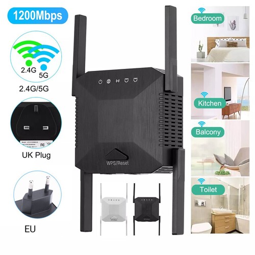 WLAN Repeater Router Range WIFI Signal Verstärker Access Point Booster 1200Mbps~ - Bild 17 von 21
