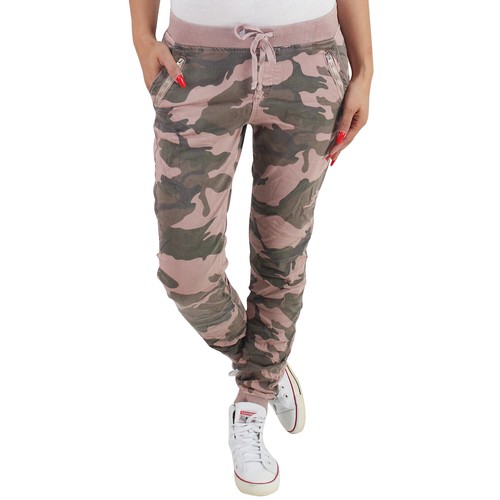 Camouflage Damen Sweatpants Hose Skinny Jeans Röhrenhose Hüftjeans Stretchhose - Bild 2 von 4
