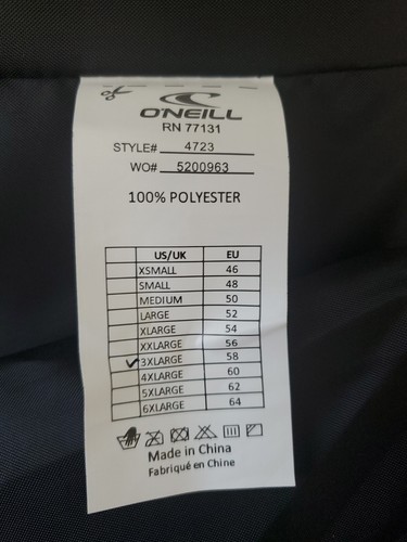 Gilet salvavita O'Neil uomo Superlite USCG approvato taglia 3XL - Foto 8 di 8