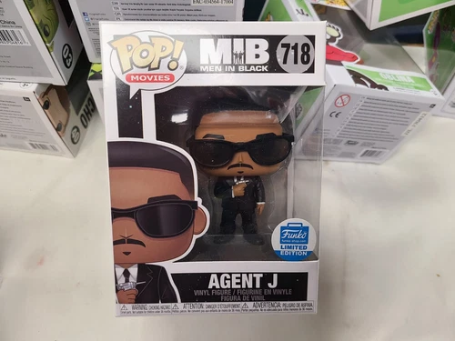 Funko Pop! Movies MIB Men in Black Agent J 718 Vinyl Figure New Limited Edition