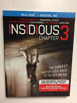 Insidious: Chapter 3 (Blu-ray, Digital HD, 2015) NEW w/slipcover