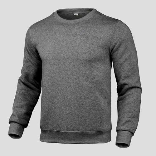 Sudadera lisa informal de manga larga para hombre Jersey Pullover Clásico Prendas para el torso deportivo - Imagen 13 de 19