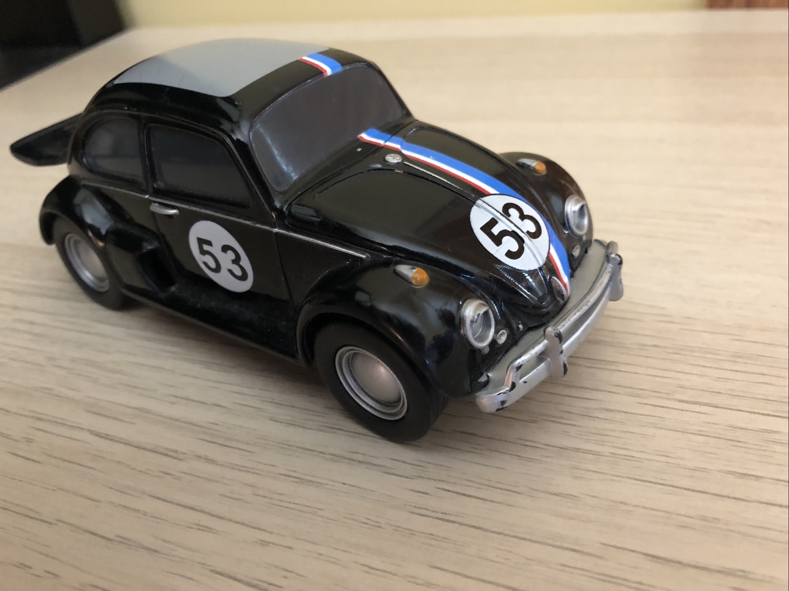 Toys Volkswagen VW Bug Herbie 53 Fully Loaded Pull Back Car Black 5.5" eBay