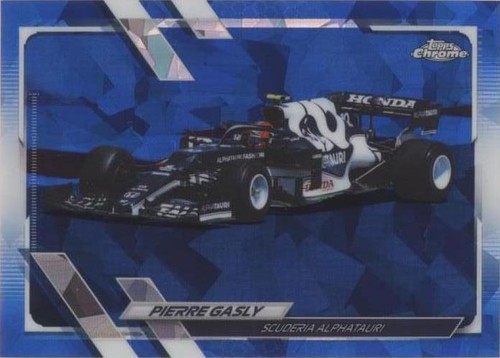 2021 Topps Chrome Sapphire Red Formula 1 F1 Pierre Gasly Serial