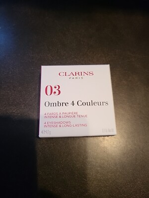 Clarins Ombre 4 Couleurs 4 Eyeshadows Palette, 03 FLAME GRADATION, NIB