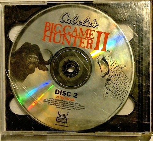 2 Disc Cabela's Big Game Hunter II PC CD ROM WINDOWS 95 Video Game Computer Game - Picture 4 of 4