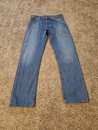 Levis 501XX Mens Denim Jeans Size 33 X 32 Blue  VINTAGE Made in Mexico - Picture 1 of 17