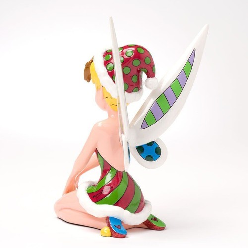 WALT DISNEY BRITTO CHRISTMAS SEASONAL TINKERBELL FIGURINE 4027896 BRAND NEW BOXD - Picture 2 of 2