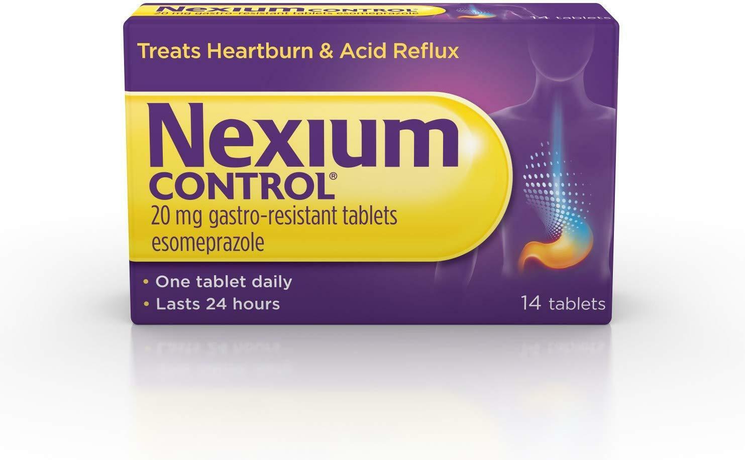 Nexium Control Heartburn Acid Reflux Relief Gastro