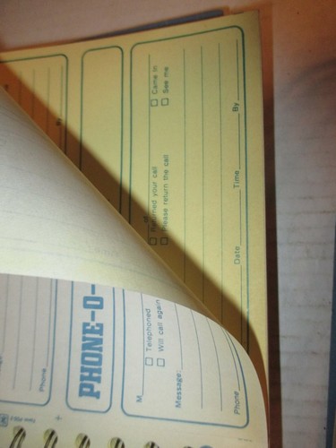 Phone-o-gram /service call message books 70s/80s lot of 4 - Picture 7 of 7