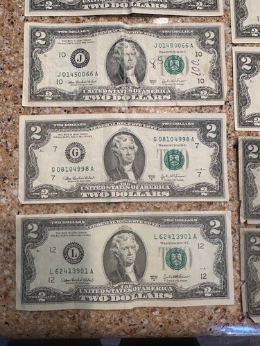 US $2 Bill Lot - Picture 5 of 12