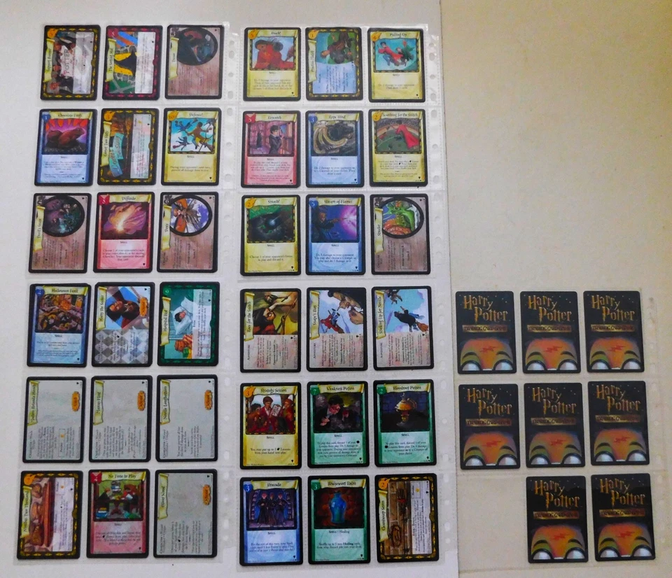 Harry Potter TCG Quidditch Cup Full Card Set 80/80 Inc Foil Holos etc - Image 2 of 4