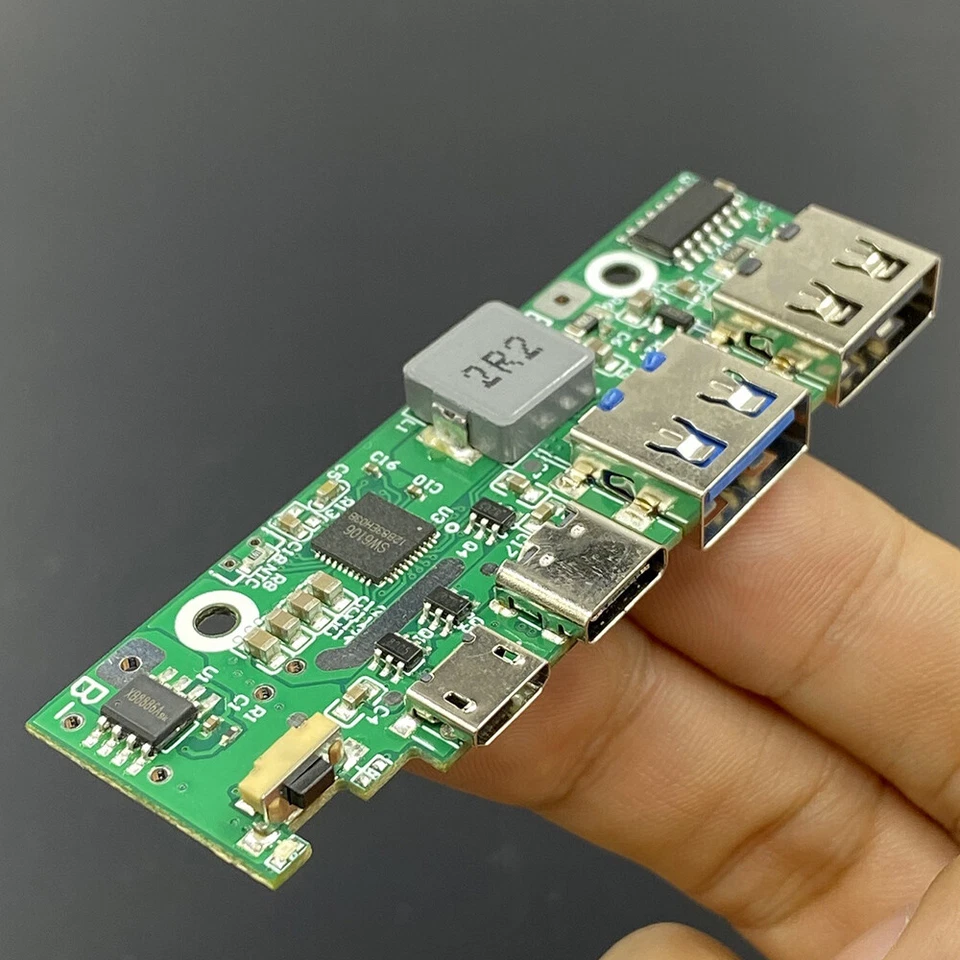 QC 3.0 Fast Charging Charger Module PD Type-C USB Lithium Li-ion 18650 Battery - Image 2 of 3