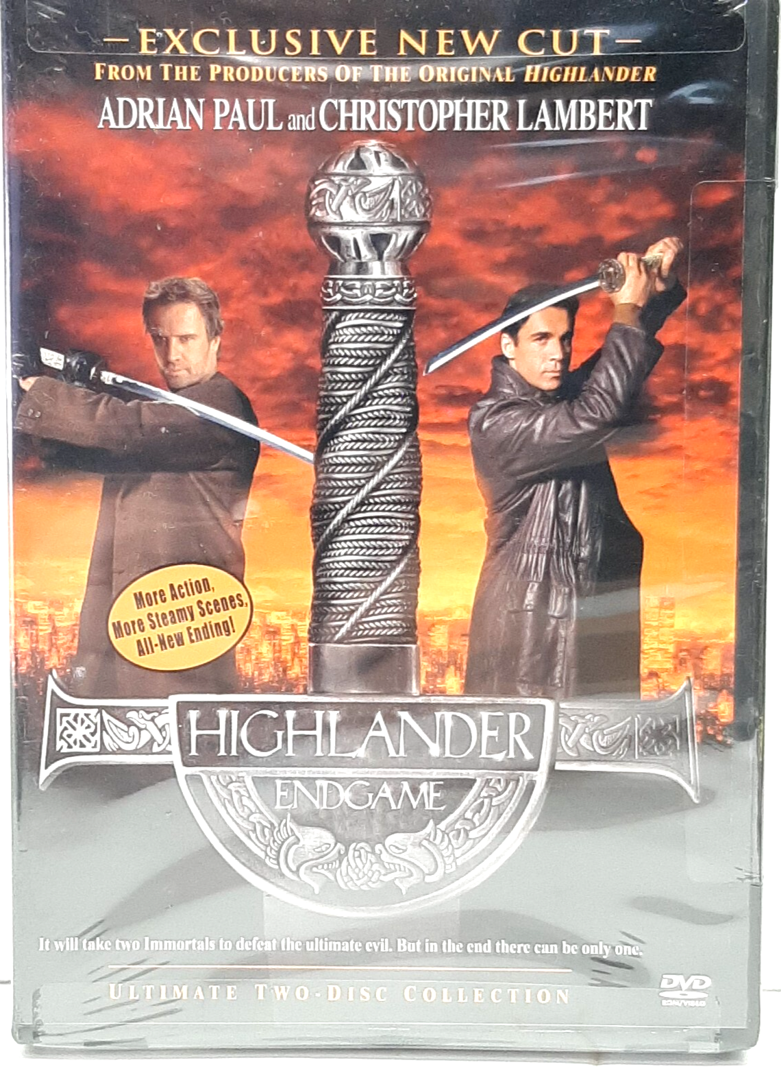 Highlander IV Endgame New Sealed 2-DVD Set Producers Cut & Unrated Rough Cut OMSA