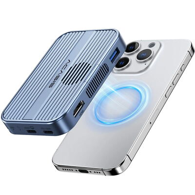 ACASIS Magnetic iPhone Dock with SSD Enclosure 10Gbps for iPhone 15/16/17 Series
