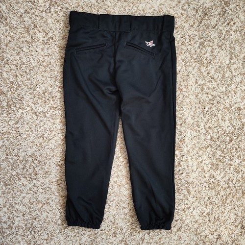 Alleson Athletic Girls Size XL Black Softball Pants - Picture 4 of 5