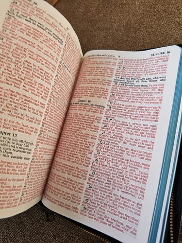 Holy Bible Zippered Cover Concordance Friendship Edition Leather Black Vintage - Bild 22 von 22