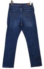 Jeans Levi's 512 gamba dritta perfettamente dimagrante donna W29/L29 nuovo elasticizzato