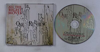 OneRepublic All The Right Moves GER 1-Track Adv CDSingle 2009 OMOVECDP1 Rare!