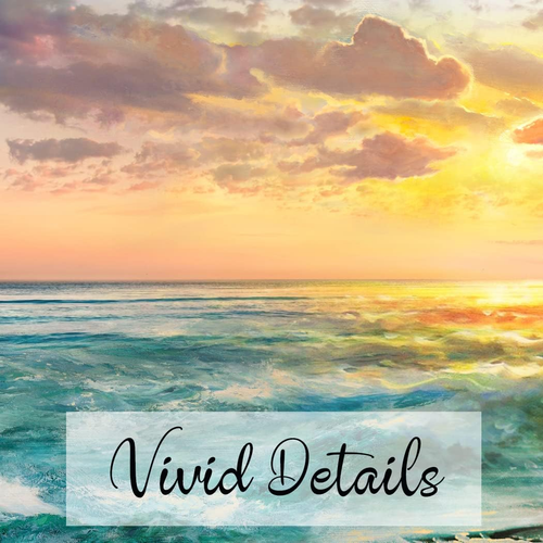 Beach Ocean Wall Art Pictures for Living Room - Canvas Print Wall Art Beach Suns - Picture 2 of 9