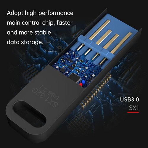 SX1 U Disk 32GB Flash Drive USB3.1 Interface High Speed Transfer E8Q6 - Picture 4 of 11