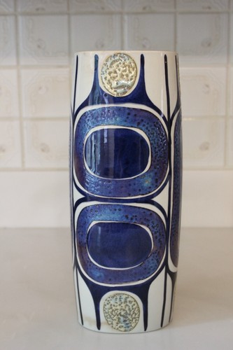 Midcentury Modern Danish Royal Copenhagen Tenera Tall Vase By Inge-Lise Koefoed - Picture 10 of 10