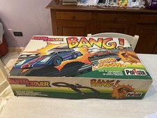 Rarissima pista elettrica Polistil Super Driver Bang anni 80 box da collezione