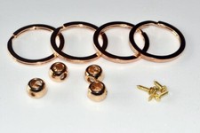 Woodturning Kits - Ball end Keyring Kits (4-pack) KBH