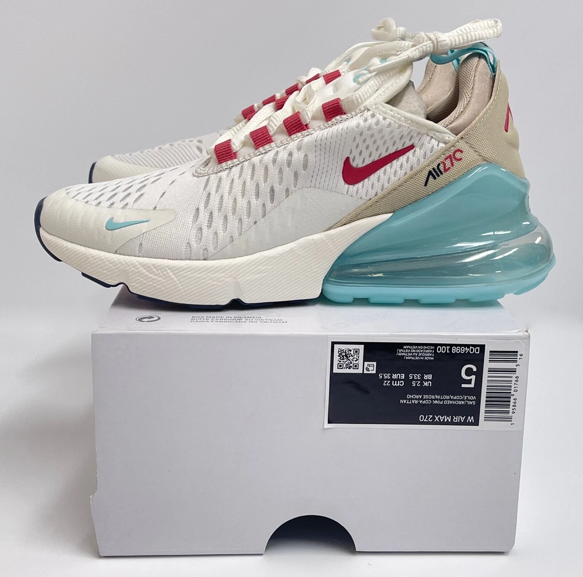 Nike Air Max 270 Copa Gypsy Rose Rattan W DQ4698 100 SIZE 5