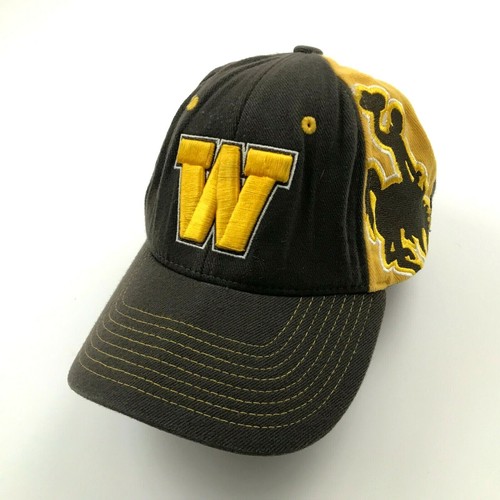 VINTAGE Wyoming Cowboys Hat Cap Size M 