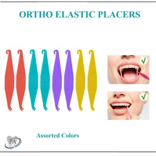 Dental Ortho Elastic Placer Hook Ortho For Braces Elastic Rubber Band Upto 100pc