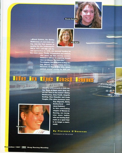 DRAG RACING MONTHLY SUPER STOCK 1997 NOVEMBER - Picture 3 of 4