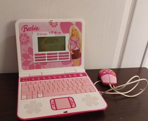 Vintage Barbie Mattel Educational Girls Learning Laptop Computer & Barbie Mouse - Picture 2 of 4