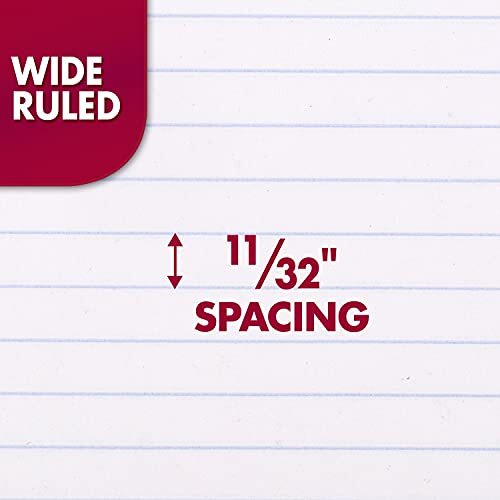 Composition Notebooks, 3 Pack, Wide Ruled Paper, 9-3/4" x 7-1/2", Pack of 3 - Bild 3 von 12