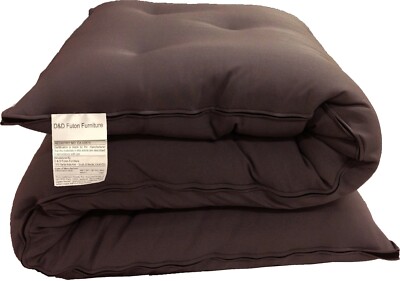 King Traditional Floor Futon Mattresses, Portable cotton Pads 3x72x80 Brown