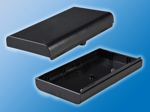Boîtier demi-coque | plastique ABS | noir | 123 x 70 x 29 mm | dômes de prise - Photo 4/6