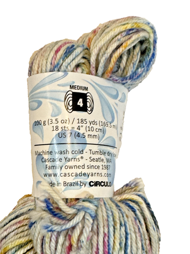 Cascade "NIFTY COTTON" lot of two complementary colors! Fun Cotton Knit for kids - 第 3/4 張圖片
