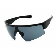 Guess Factory Men's Sunglasses Matte Black Shield Half Rim Frame GF00011 02A