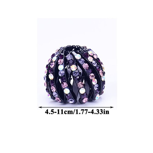 Frauen Pferdeschwanz Halter Ball Haarklammer Haarnadel Haargreifer Perlen Str ↑ - Bild 20 von 58