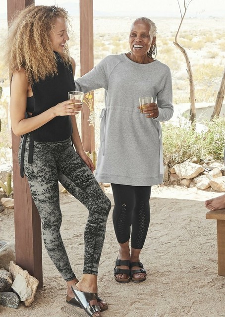 Athleta LS Studio Cinch Sweatshirt 