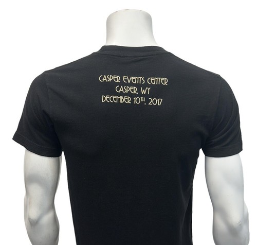 Camiseta Foo Fighters Negra Gira 2017 Concierto Concreto y Dorado Gira Talla Mediana - Imagen 6 de 8