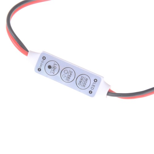 12-24V Mini 3 Keys Single Color LED Controller Brightness Dimmer For 3528 505`uk - Picture 4 of 6