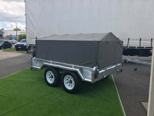 "NEW" TRAILER CANOPY & TOP FRAME.CANVAS CANOPY ( 7 x 5 x 60 )To Fit Cage Trailer - Picture 4 of 5