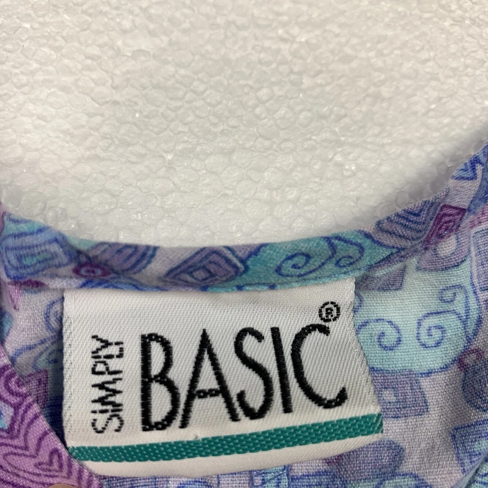 simply basic womens size small careerwear scrub top - Image 4 of 4