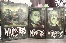 The Munsters 1:9 Scale Plastic Assembly Kit Lot Herman Grandpa Munster The House