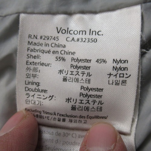 Vintage Volcom Empire Jacket Womens Medium Gray Zip 3 In 1 Distressed Shell - Picture 13 of 20